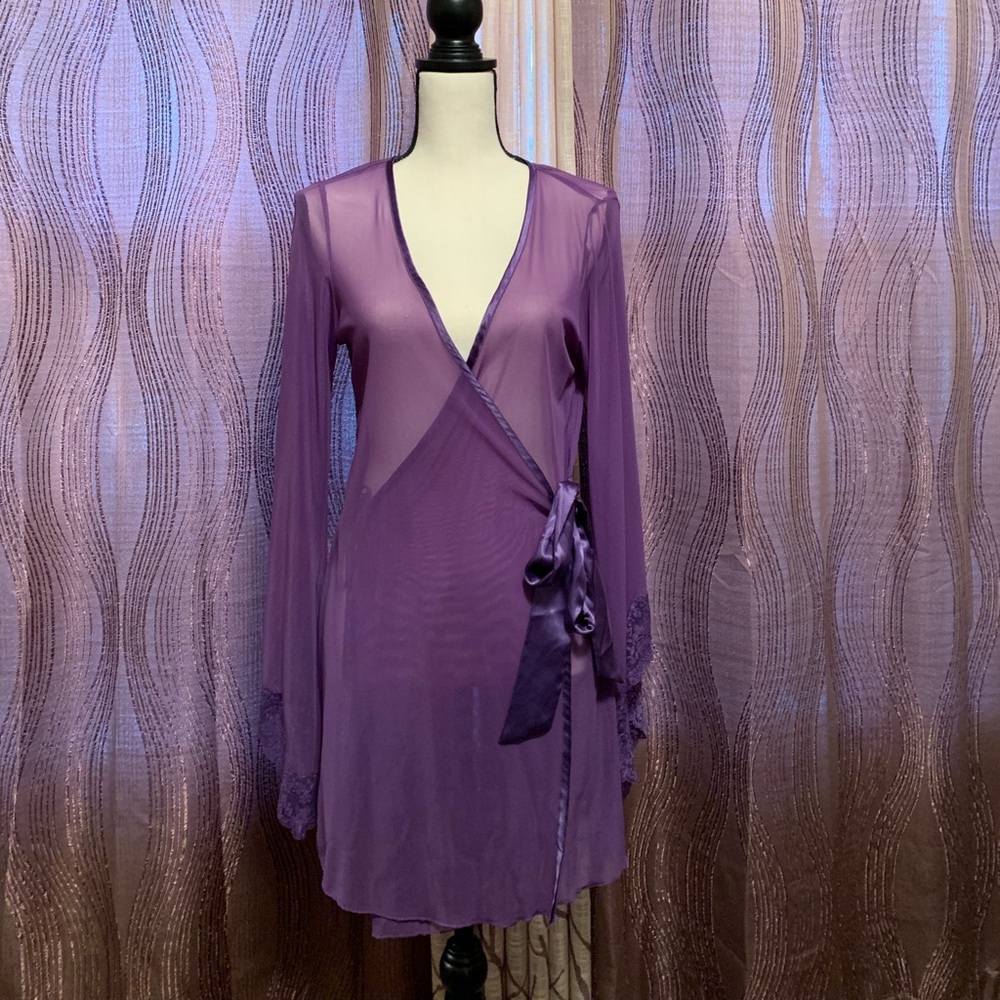 Fredrick’s of Hollywood sheer robe